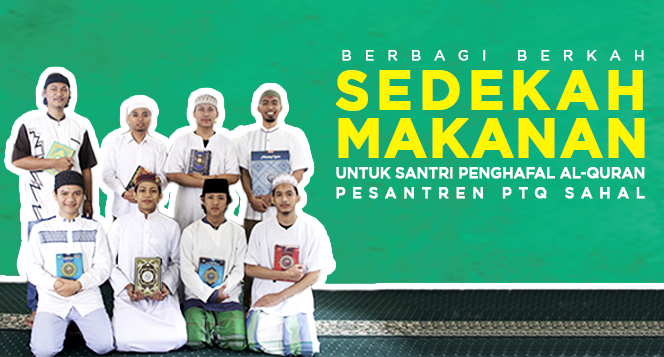 Bahagiakan Santri Tahfidz dengan Sedekah Makanan