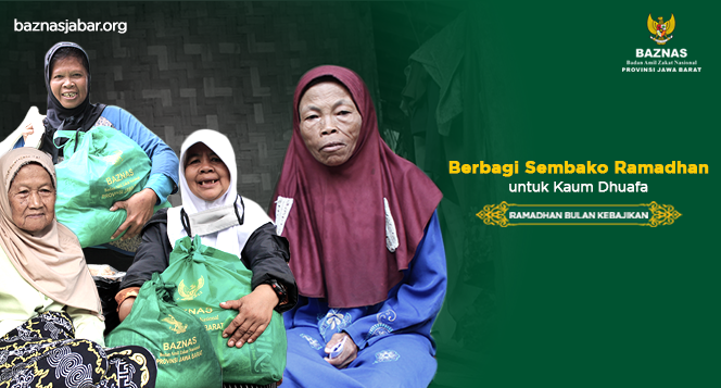 Berbagi Sembako Ramadhan Untuk Dhuafa