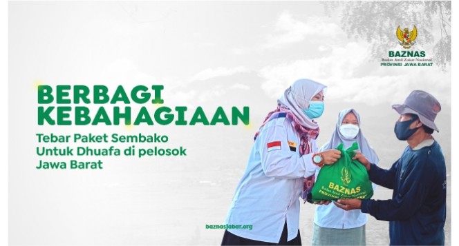 Berbagi Paket Sembako Hingga Pelosok Jabar