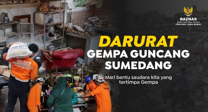 Solidaritas Warga Jabar Peduli Gempa Sumedang