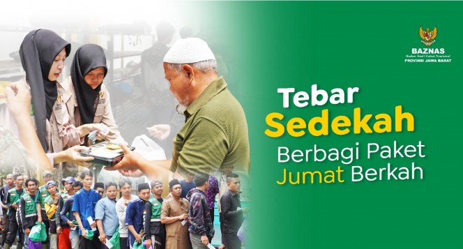 Alirkan Keberkahan,  Berbagi Paket Sedekah Jumat