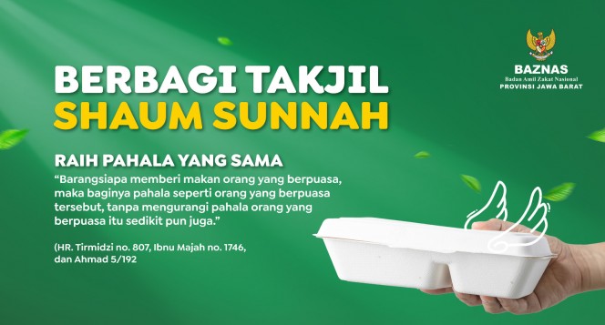 Berbagi Takjil, Raih Pahala Setara yang Berpuasa