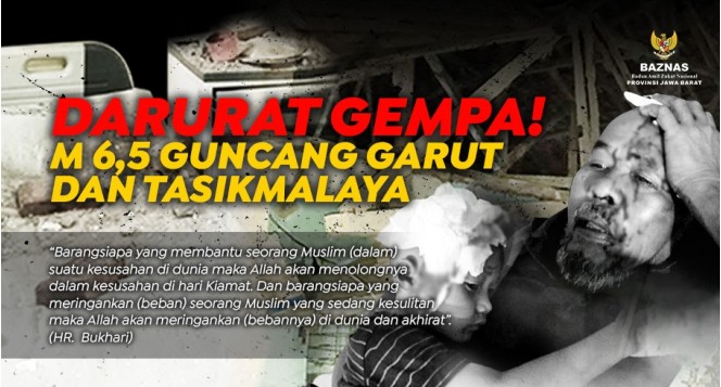 Solidaritas untuk Korban Gempa Garut