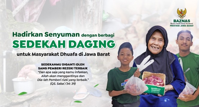 Sedekah daging untuk bantu atasi rawan gizi