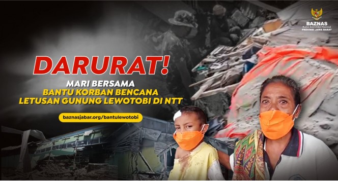 Bantu Korban Bencana Gunung Meletus Lewotobi