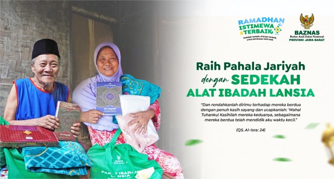 Sedekah Alat Ibadah Untuk Lansia