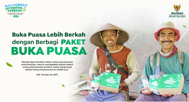 Lengkapi Ibadah Ramadhan, Berbagi Paket Buka Puasa