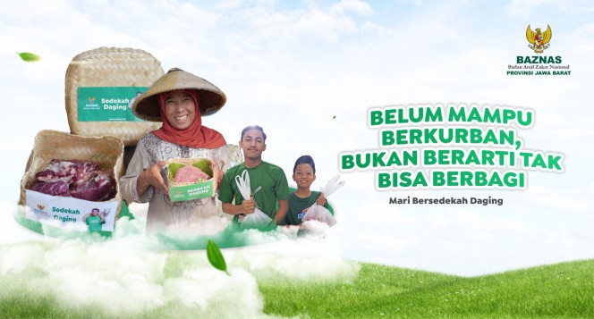 Sedekah daging untuk Pelosok Desa