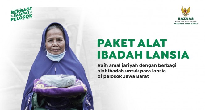 Sedekah Alat Ibadah Untuk Lansia