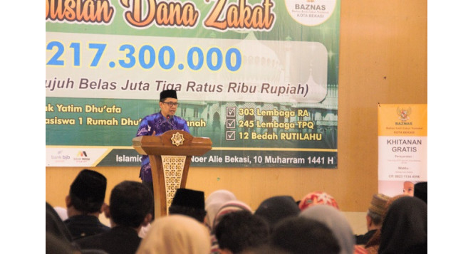 Pendistribusian Zakat Bagi Warga Tidak Mampu