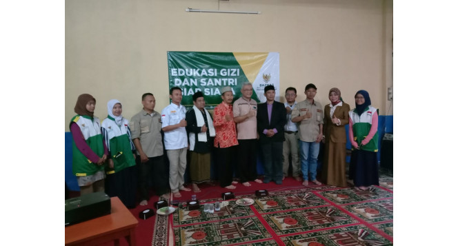 Layanan Aktif BAZNAS JABAR Melakukan Kegiatan Edukasi Gizi dan Santri Siap Siaga