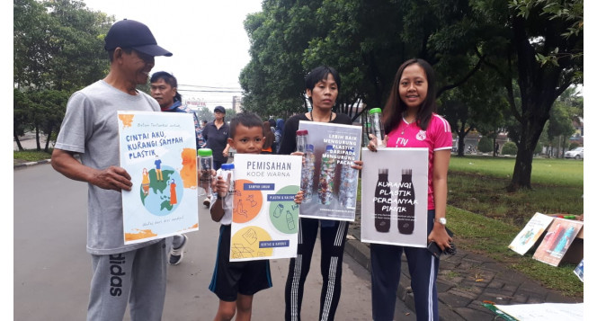 Peduli Lingkungan, BTB Jabar Menggelar Kampanye Diet Plastik