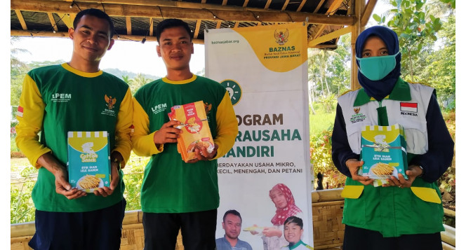 Tingkatkan Pemasaran, Kelompok Masyarakat Binaan BAZNAS Jabar Buat Branding Baru