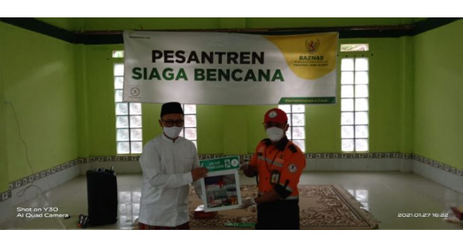 BTB Jabar Ajak Santri Pesantren Nurul Huda Kabupaten Garut Siaga Bencana