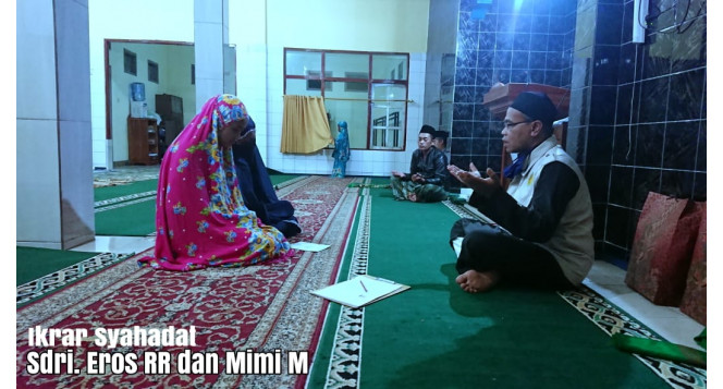 Tetesan Air Mata, Dari Ikrar Syahadat Ibu dan Anak