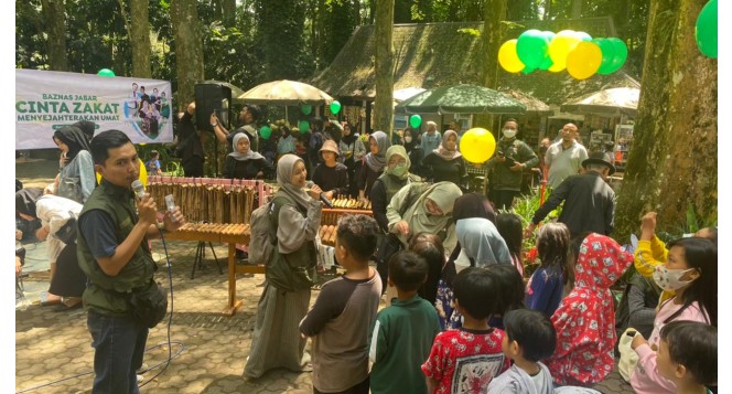 Tahrib Ramdan, BAZNAS Jabar Borong Dagangan Aki Balon