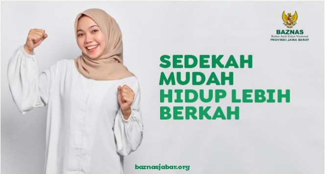 SEDEKAH MUDAH, AGAR LEBIH BERKAH