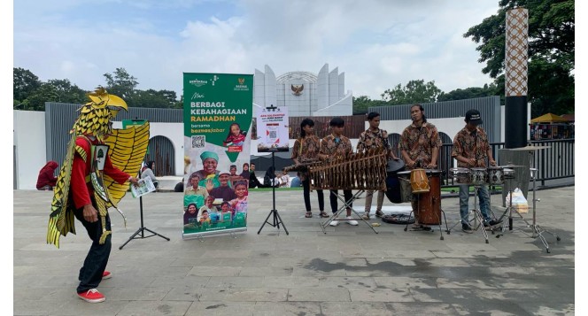 Sambut Kebahgaiaan Ramadhan, BAZNAS Jabar Gelar Happening Art