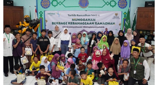 BAZNAS Jawa Barat Berbagi Kebahagiaan Ramadhan dengan Anak Yatim