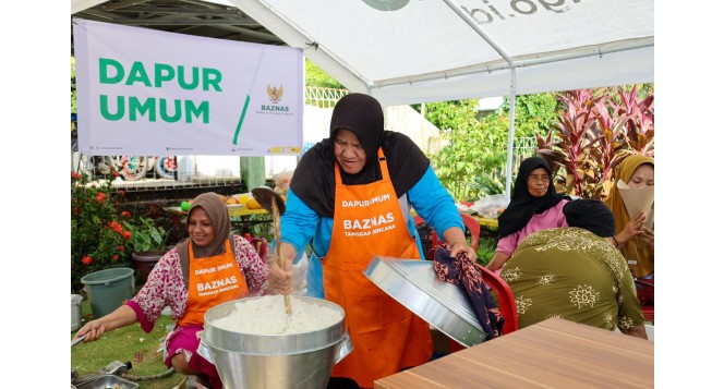 BAZNAS RI Dirikan Layanan Dapur Umum di Padang Pariaman